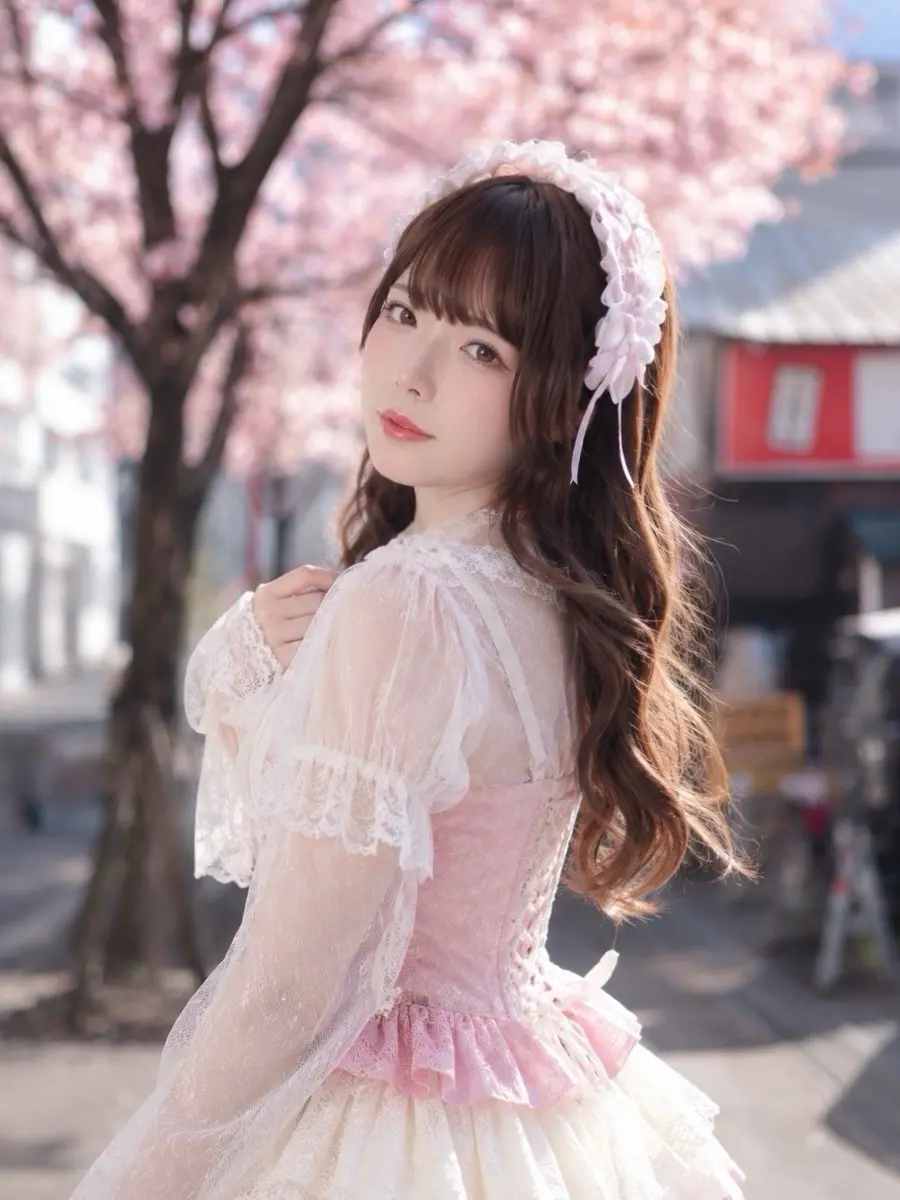 札幌にある女装・変身サロンメルリアの屋外撮影コースで撮影できる写真例